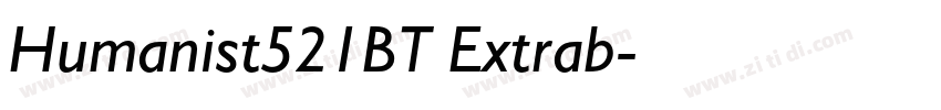 Humanist521BT Extrab字体转换 Humanist521BT Extrab字体转换